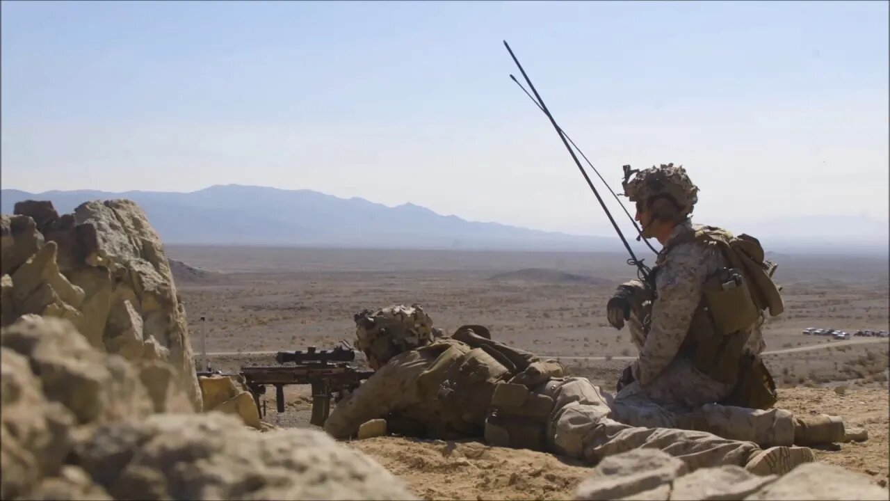 Marines Conduct Platoon Attacks on Range 410A - SLTE 1-22