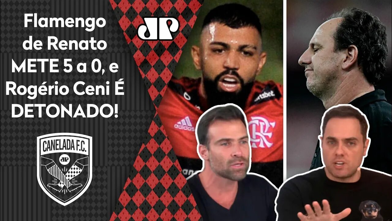 "Esse 5 a 0 do Flamengo SÓ PROVA que o Rogério Ceni..." OLHA esse DEBATE!