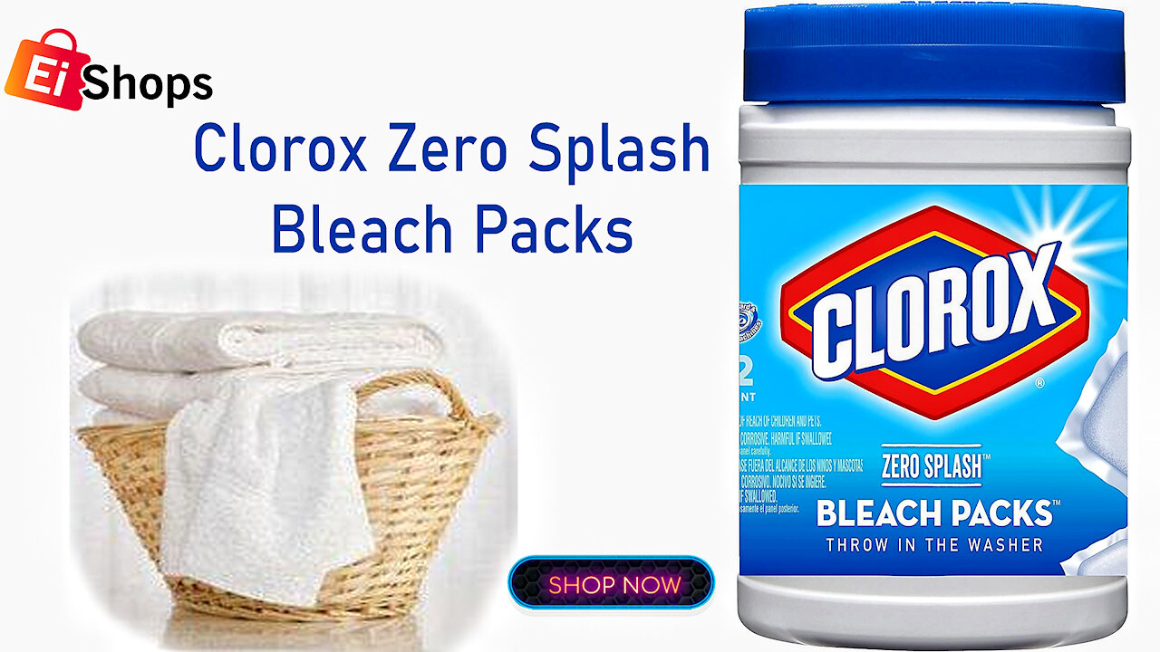 Clorox Zero Splash Bleach Packs-On Eishops | 12 Count | Clorox