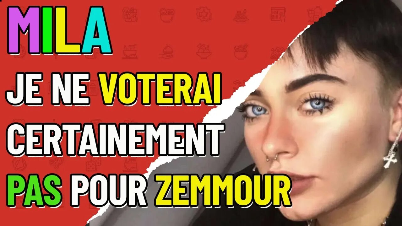 MILA "Jamais je ne soutiendrais Eric Zemmour et l'extrême droite" #mila #zemmour #woke #pls