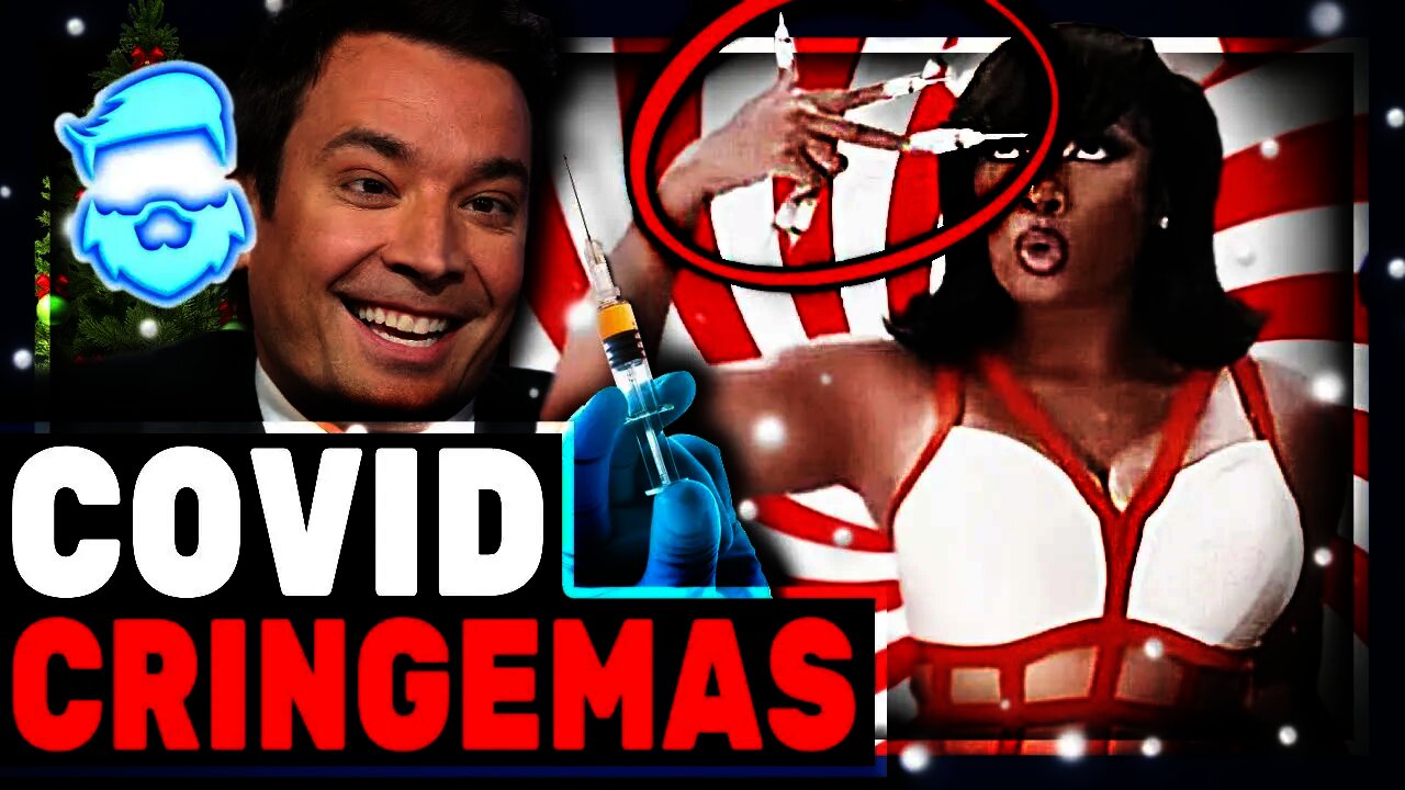 Jimmy Fallon Drops Cringe Booster Jab Christmas Song With Ariana Grande & Megan Thee Stallion