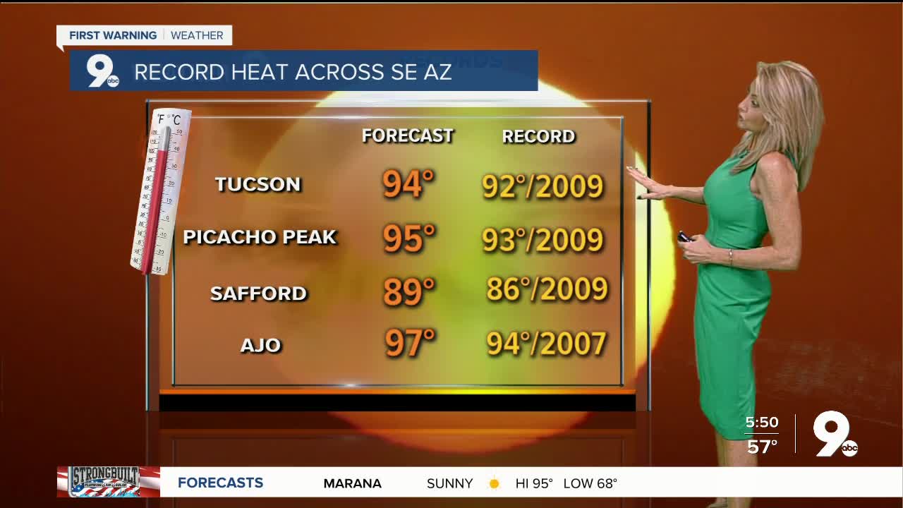 From record heat to a blast of winter