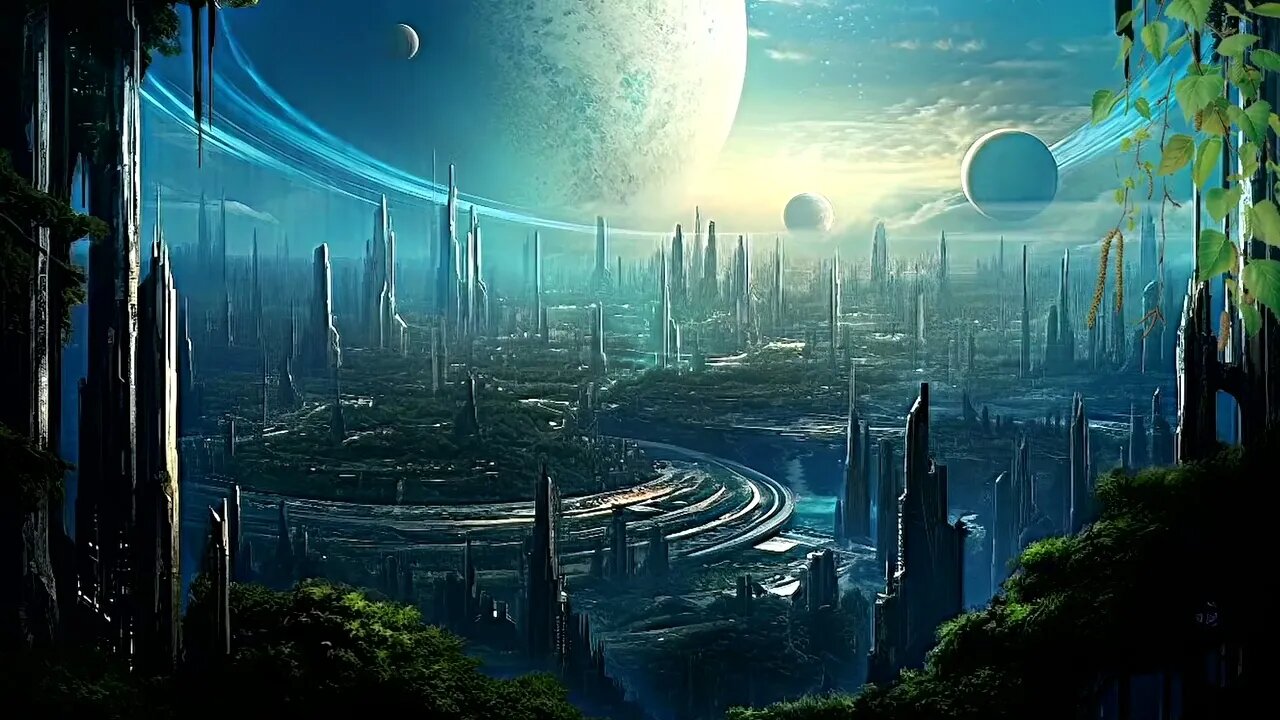 Futuristic City - No Copyright Video