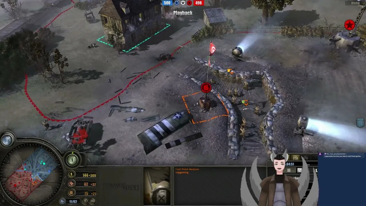 Ouwesokken, Topgaming vs Malloy-chan, AdlerBoss || Company of Heroes 1