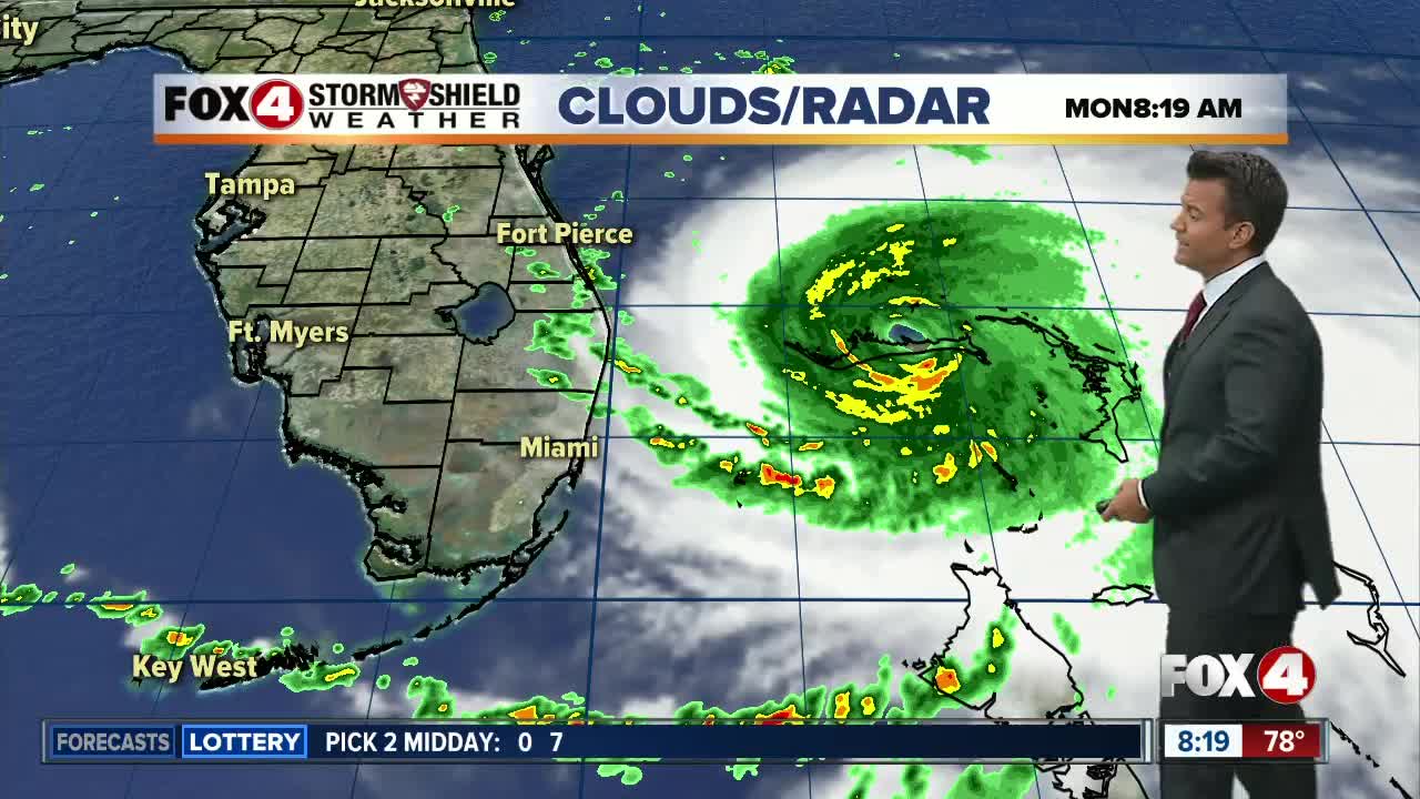 Trent Aric explanation of how slow Hurricane Dorian is moving