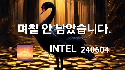 중요 INTEL. 며칠 안 남았습니다. #1227. 240604.