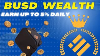 BUSD Wealth Review | Earn Up To 5% Daily | Improved Fork Of Wealth Mountain