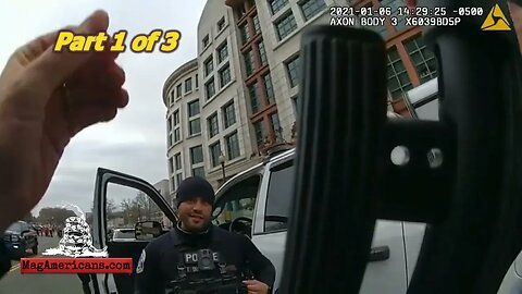 WATCH: J6 Bodycam Footage Officer L. Foskett - PART 1 of 3