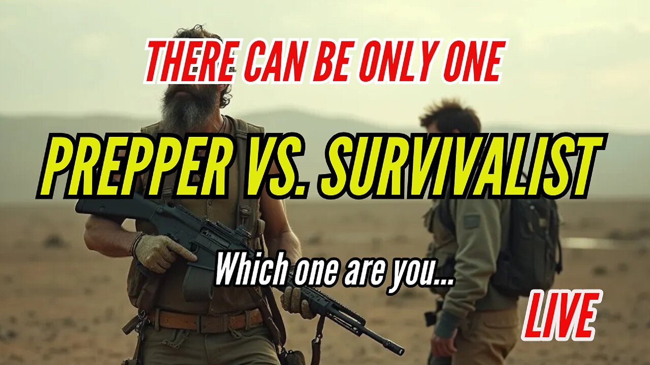 What's the REAL Difference Between PREPPERS and SURVIVALISTS?