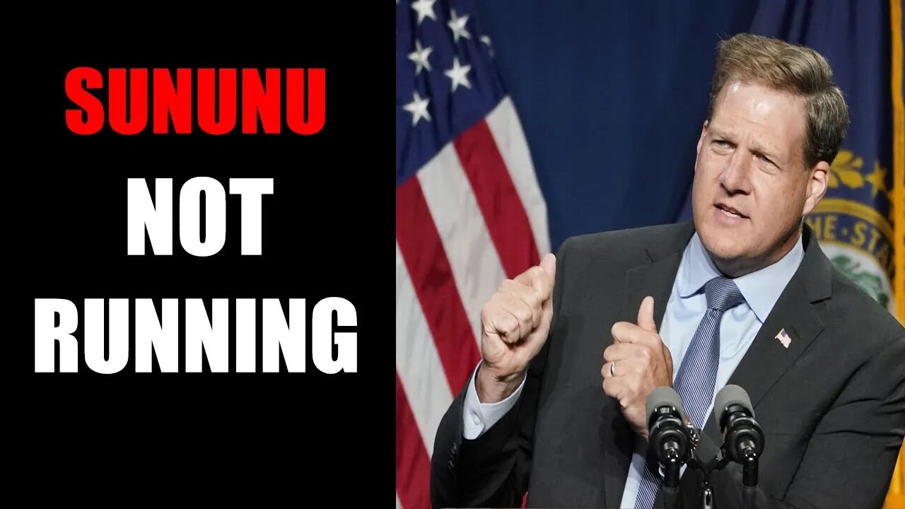 Chris Sununu NOT Running For US Senate! Why Republicans STILL Win Senate