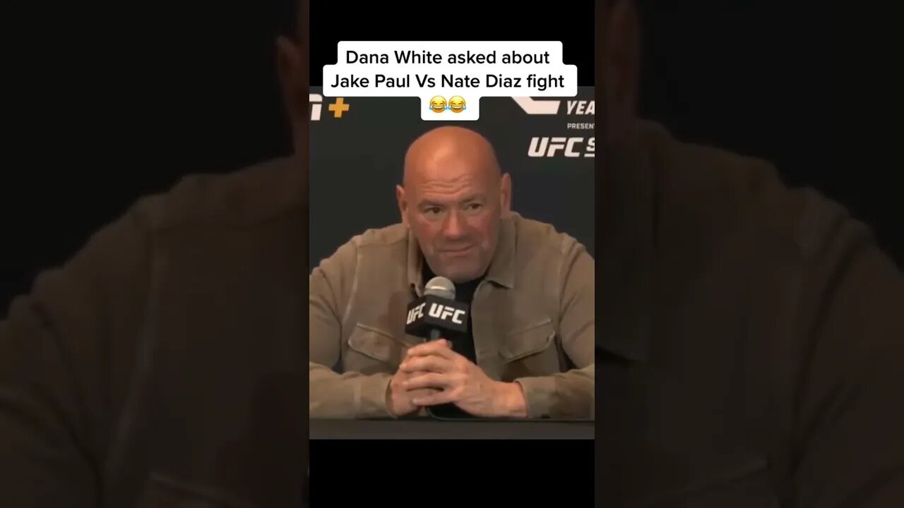 Dana White talking about Jack Paul vs Nate Diaz