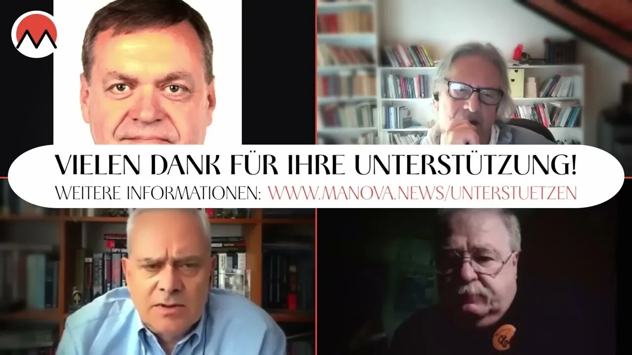 MANOVA: Im Gespräch: „Wahrheit unter Beschuss“ (Jacques Baud, Dirk Pohlmann, Jürgen Rose & W.v.R)
