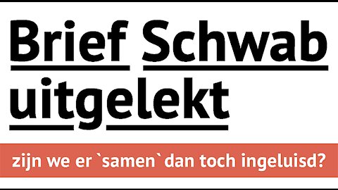 UITGELEKT!! Brief Schwab