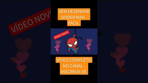 COMO DESENHAR SPIDER MAN KAWAII - FÁCIL #desenho #shorts #desenholivre #desenhofacil