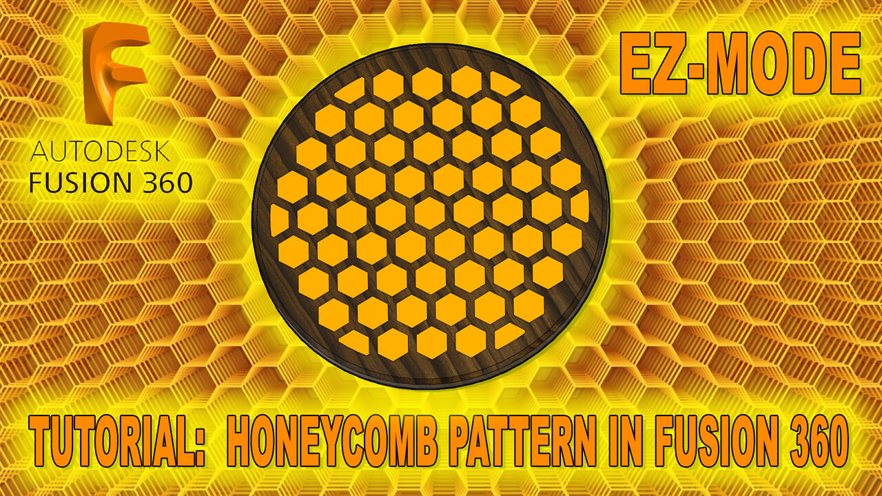 Tutorial: How To Design Honeycomb Patterns In Fusion 360