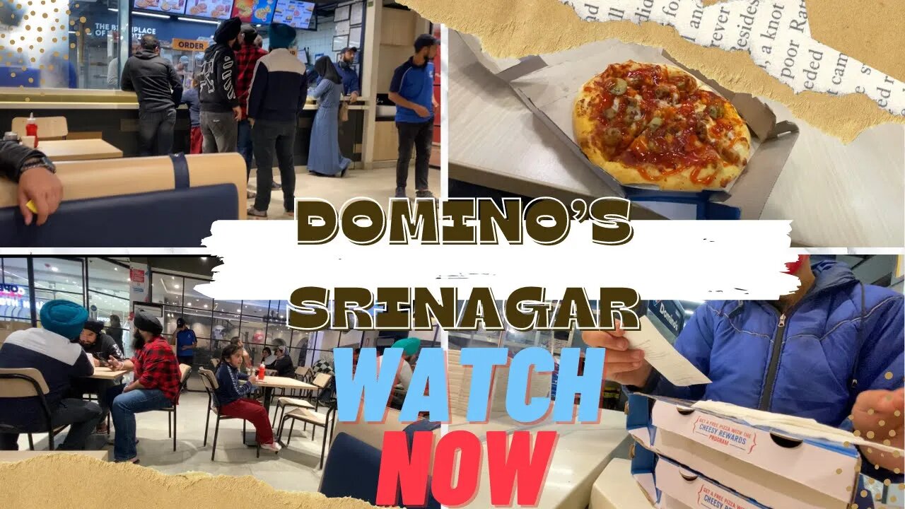 Domino’s Srinagar / A Day in the Life of one Pizza 🍕 Lovers: Domino’s Edition