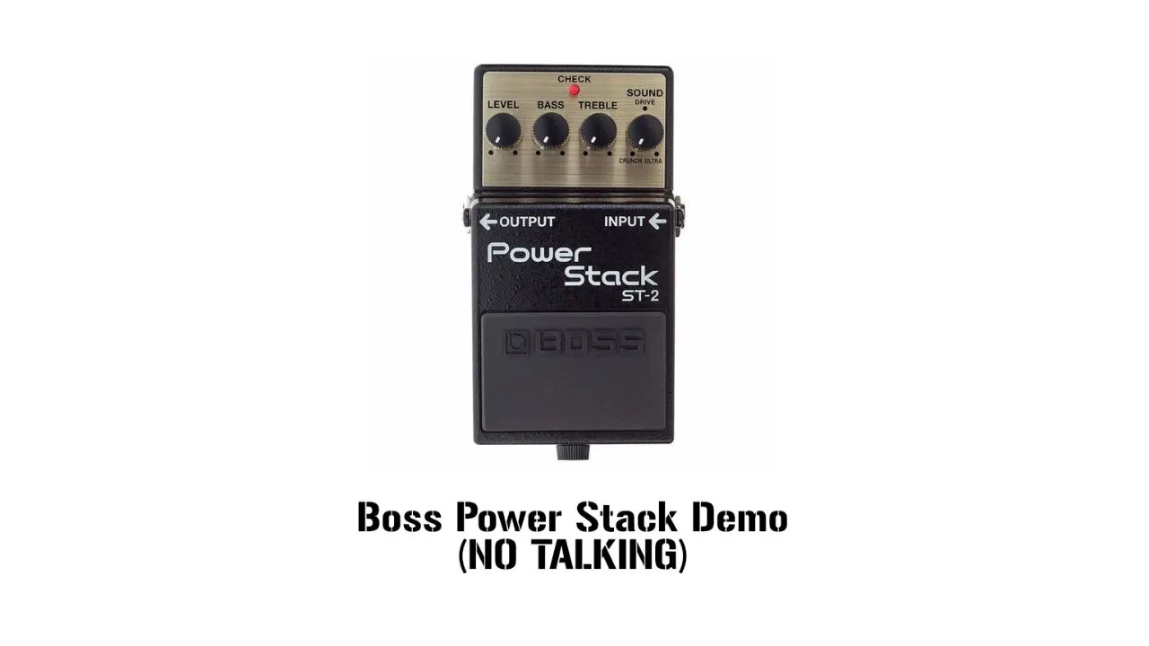 Pedal Days 10 - Boss Power Stack Demo (NO TALKING)