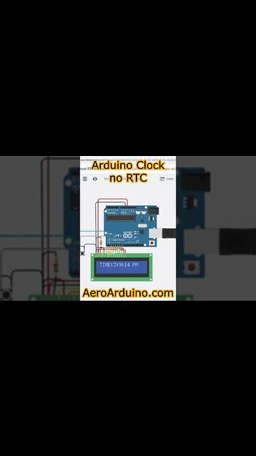 Strange !!! Ever Made #Arduino Clock Without RTC ???? #AeroArduino