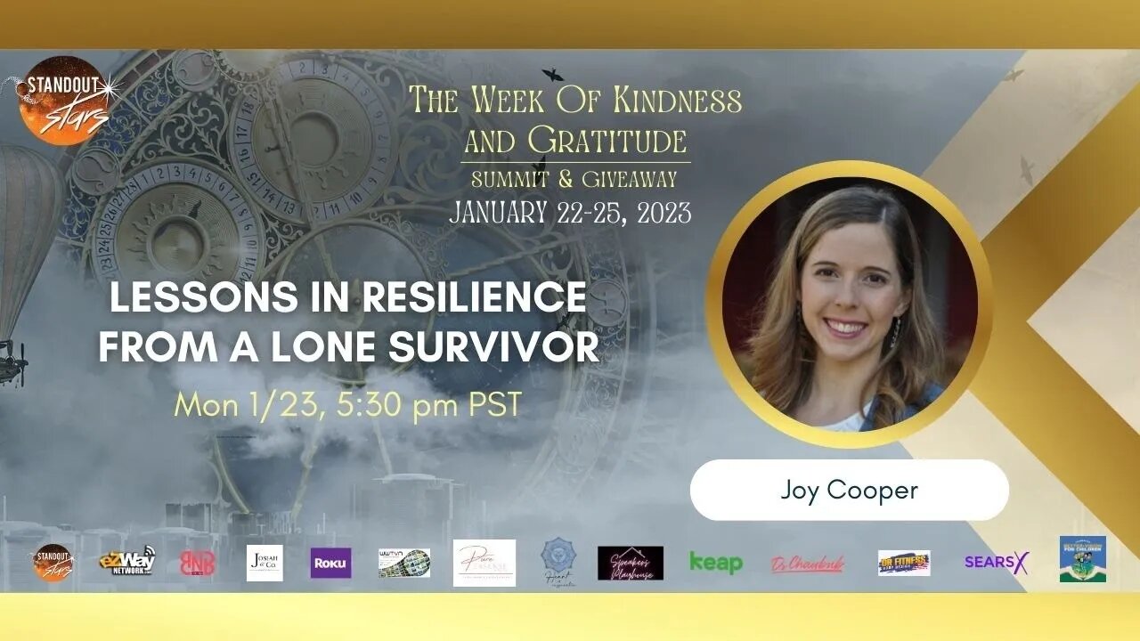 Joy Cooper - Lessons in Resilience from a Lone Survivor