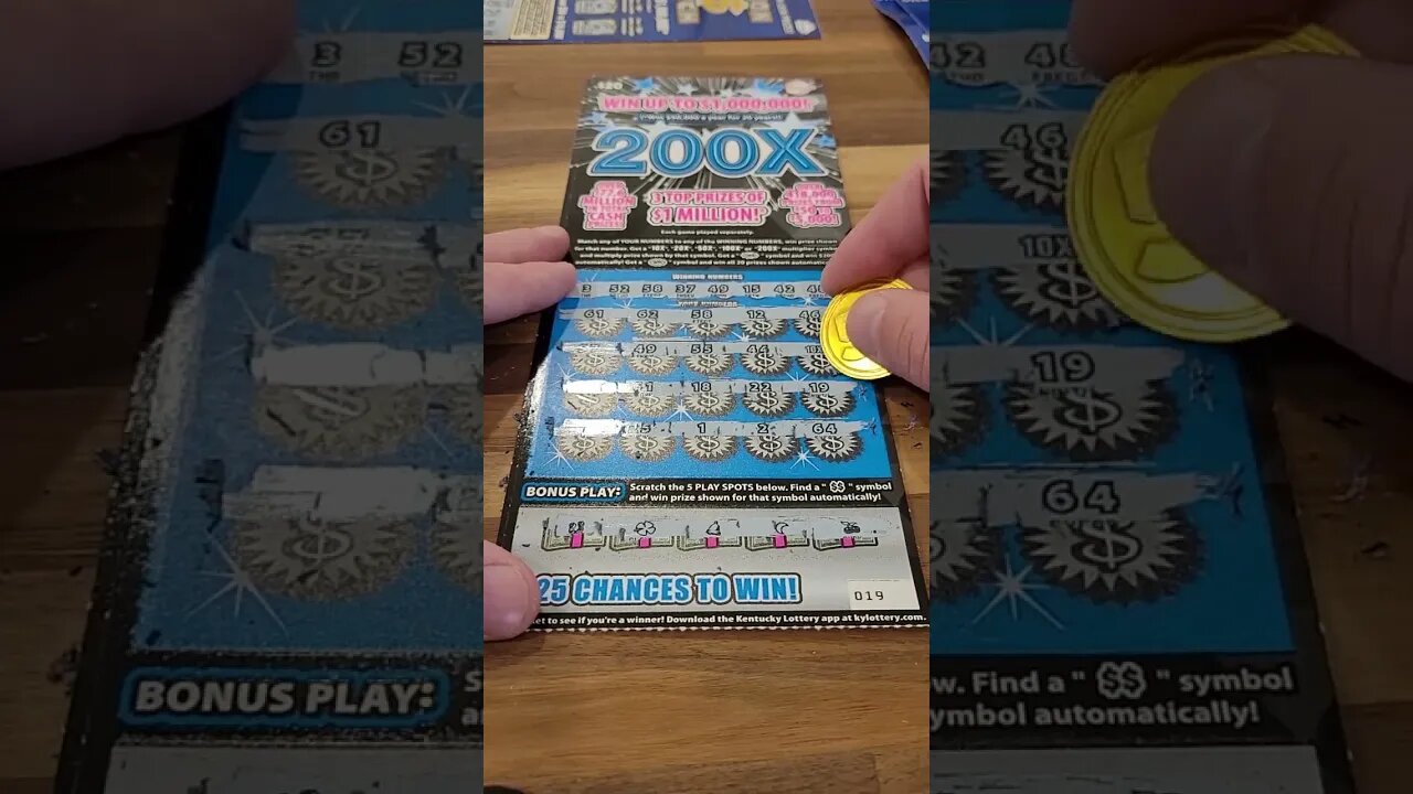 $20 Scratch Off Ticket #shorts #lottery