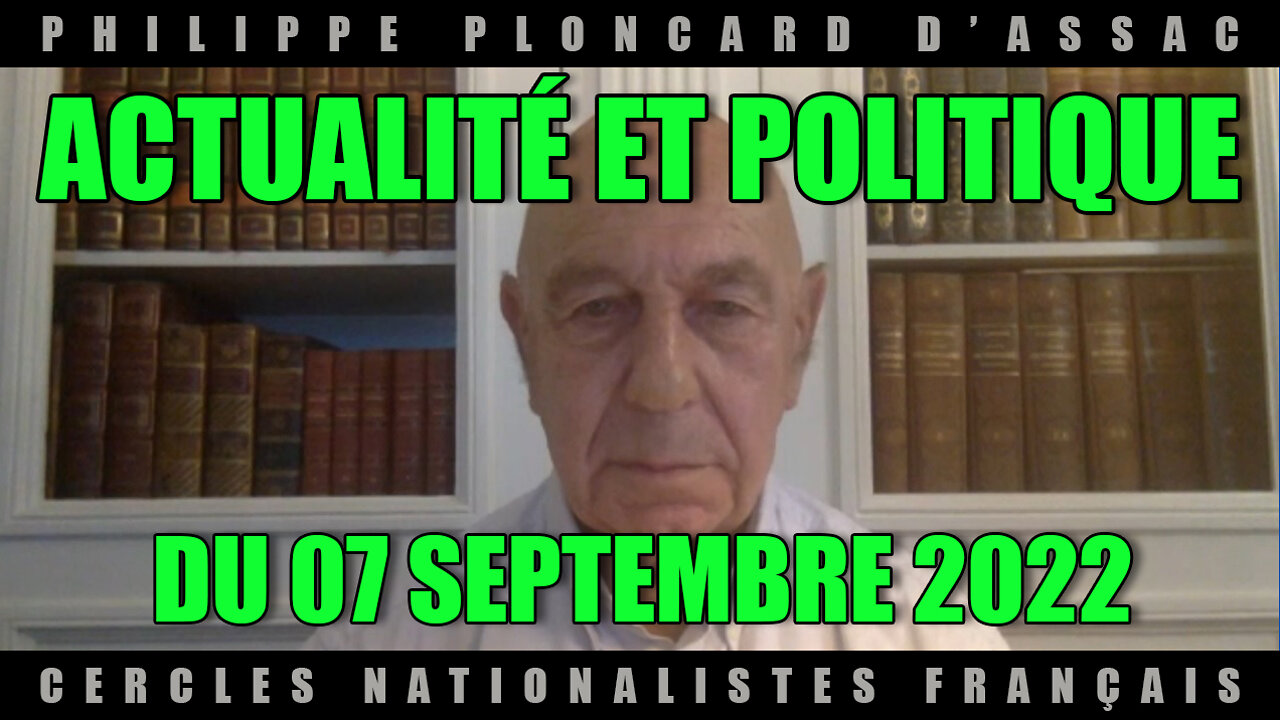 Actualité et politique du 07 septembre 2022