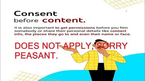 "Consent Before Content" Does Not Apply In These Instances | TBrown0065