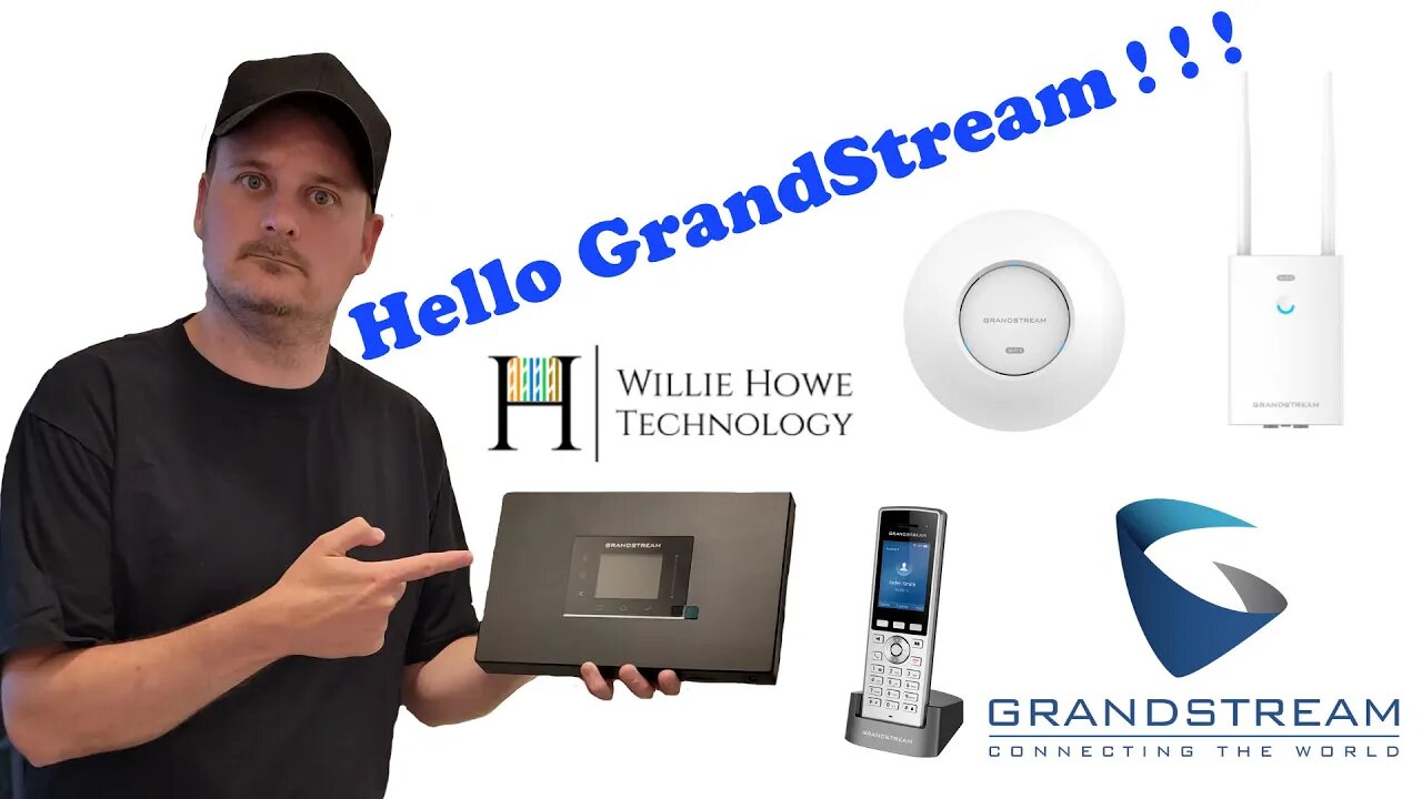 Grandstream Unboxing Goodies - Thank You Willie Howe