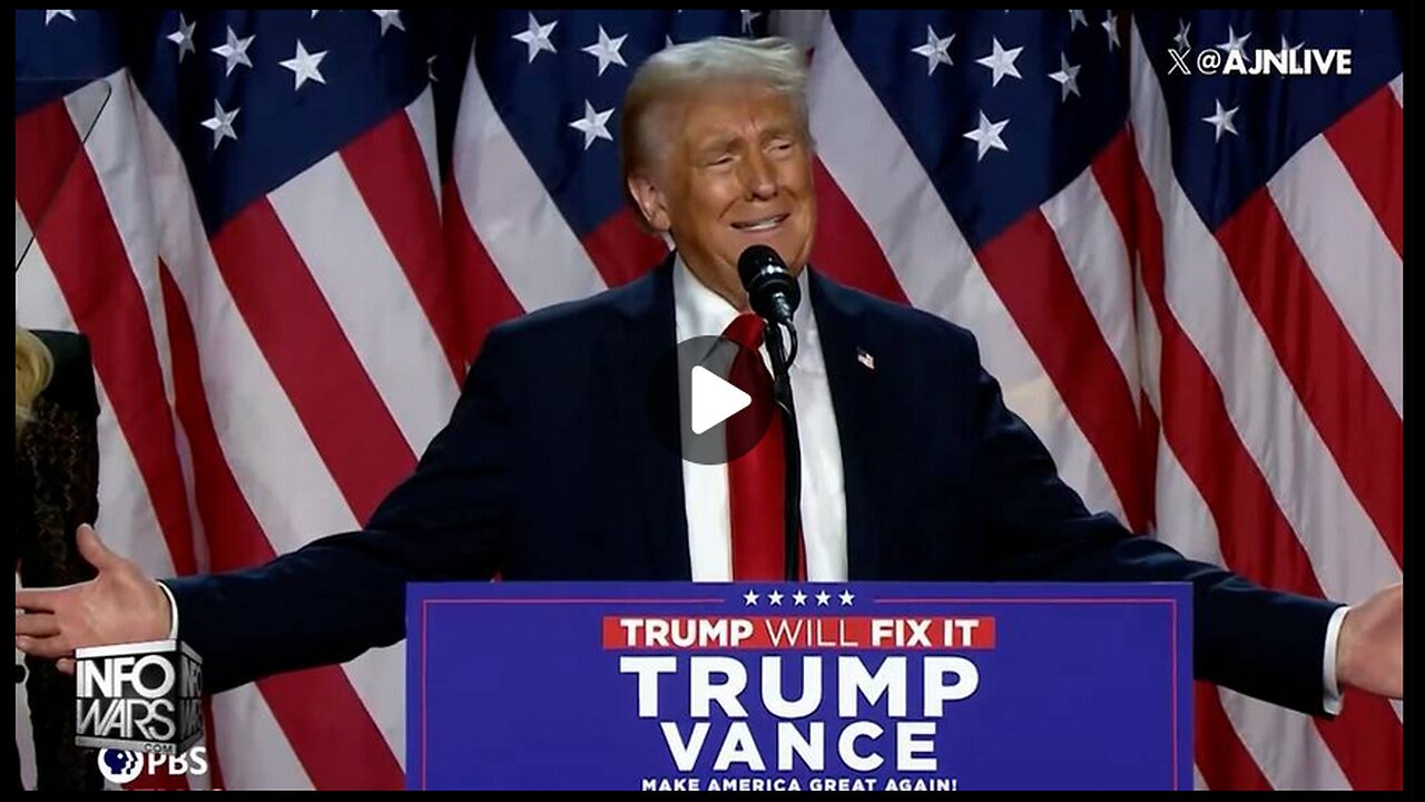 Donald J. Trump Delivers Powerful Victory Speech After Winning 2024 Presidential Election