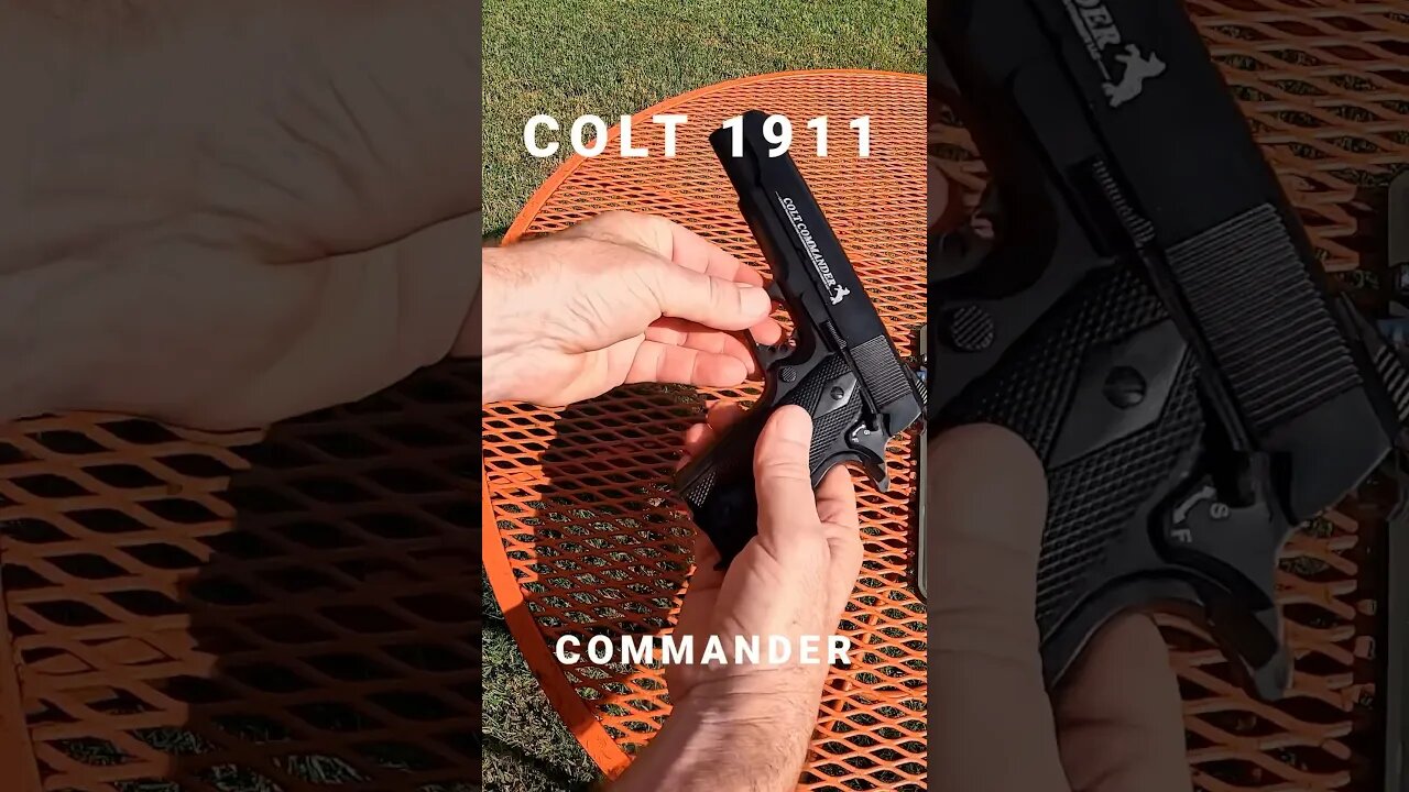Colt 1911 backyard friendly!