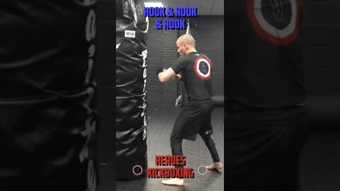 Heroes Training Center | Kickboxing & MMA "How To Double Up" Hook & Hook & Hook BH | #Shorts