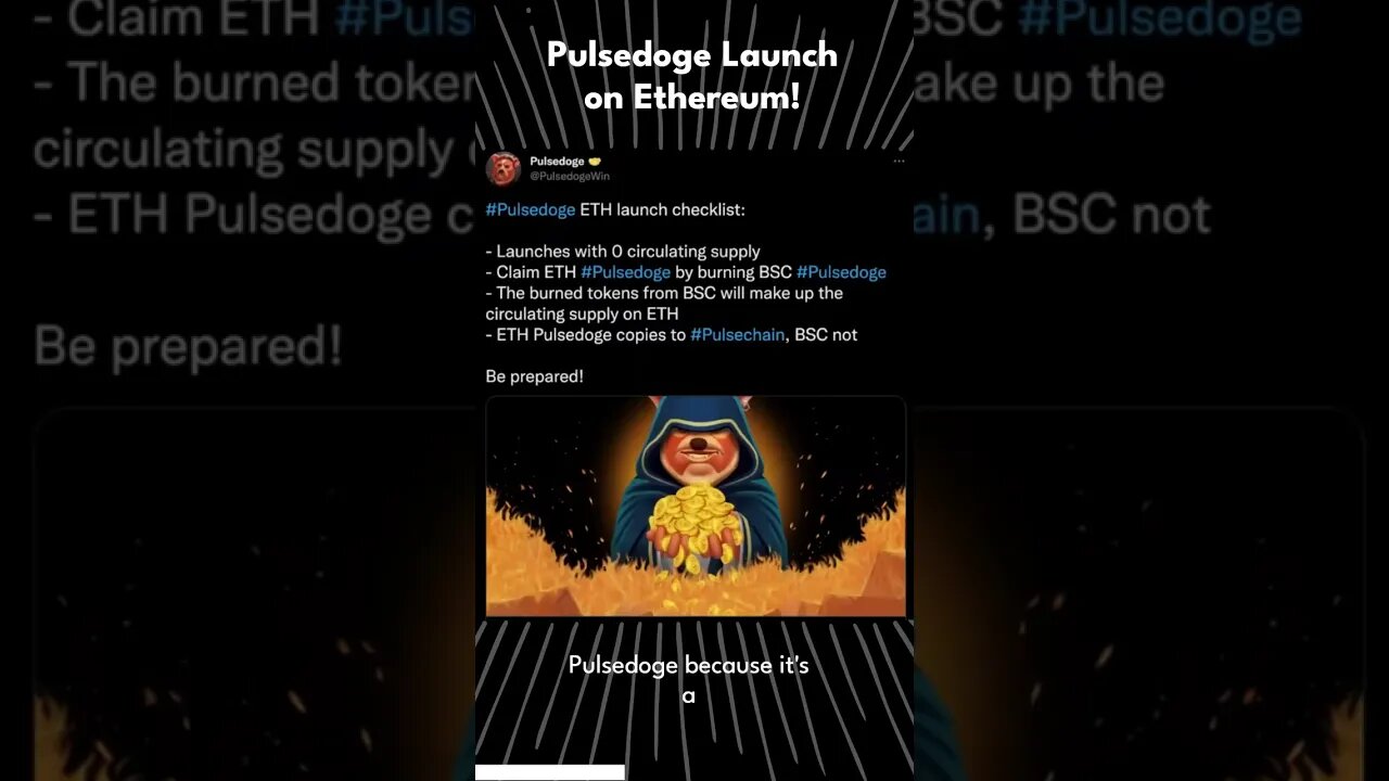 Pulsedoge.win launching on #Ethereum! $BSC $PLS #Pulsechain #Pulsedoge