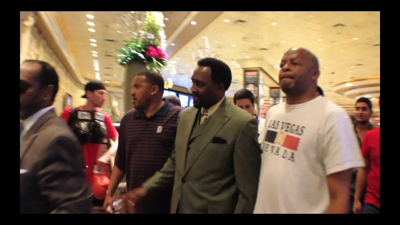 Thomas Hearns in attendance for Mayweather vs. Pacquiao