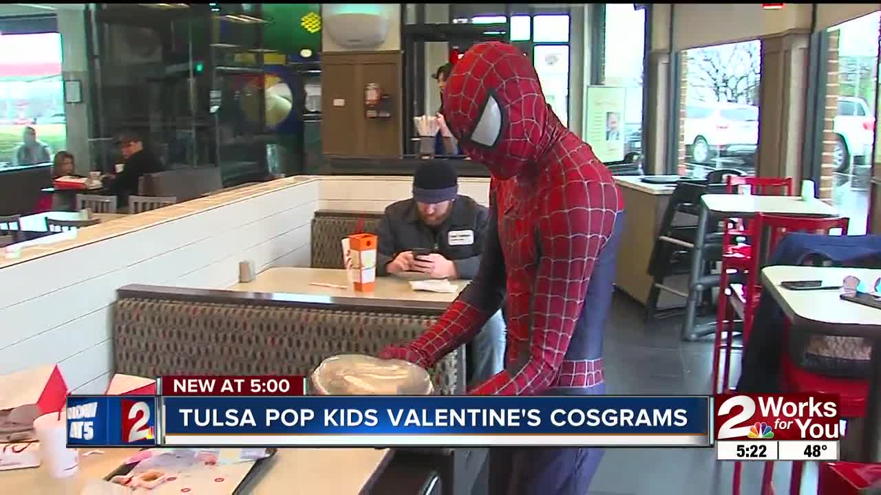 Tulsa Pop Kids sends superheroes to deliver cookies