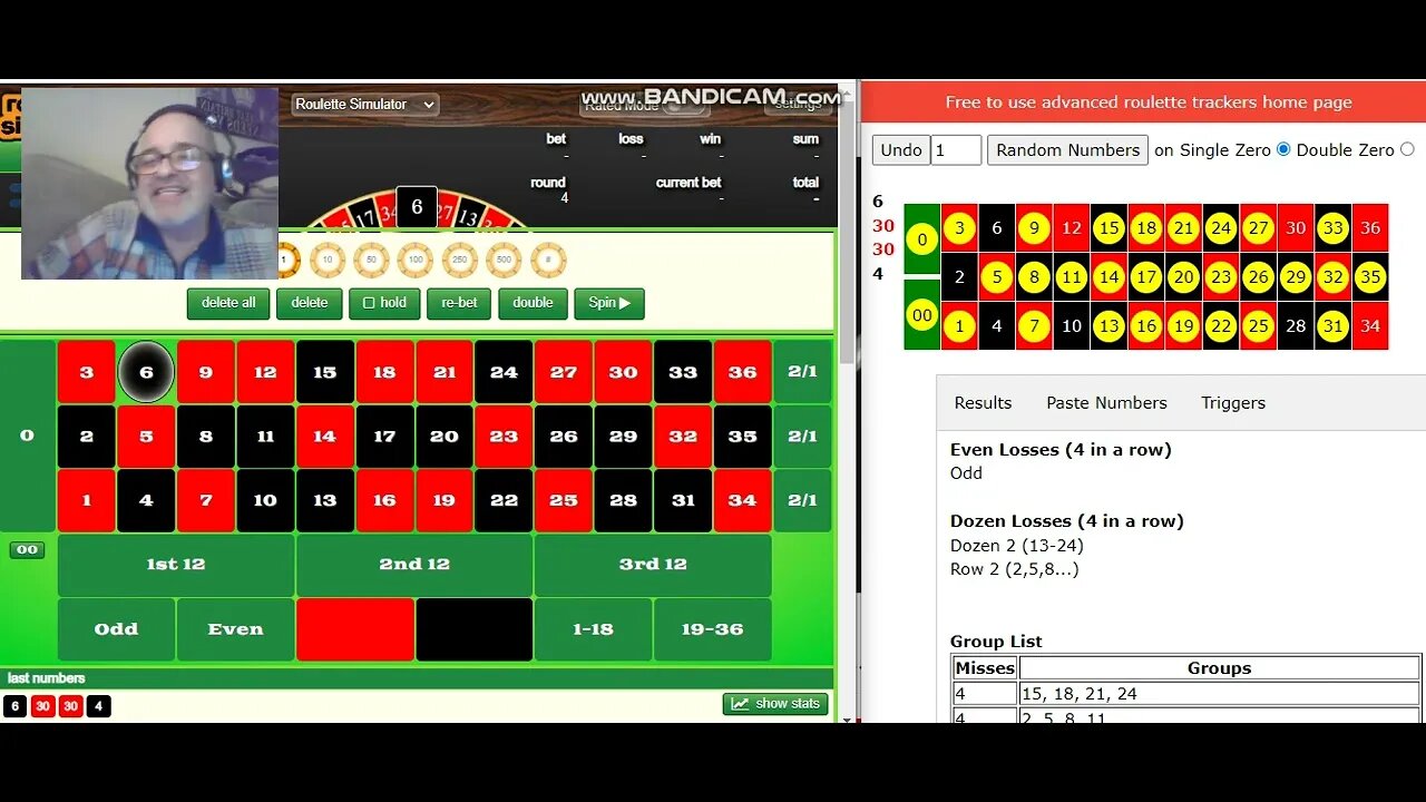 Breaking roulette patterns like they never existed ... 101