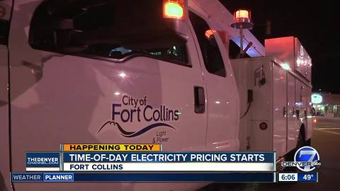 Ft Collins changes to time of day pricing