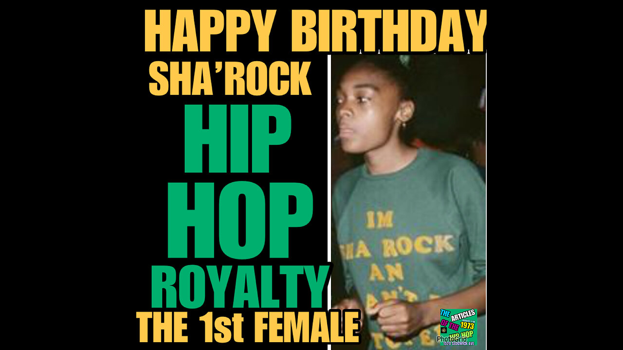 NIMH # Ep #675 Happy Birthday SHA’ROCK Hip Hop 1st Female Emcee/Rapper