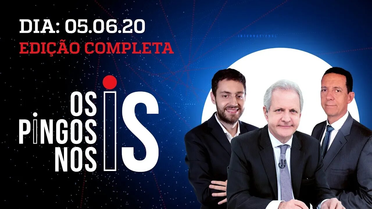 Os Pingos Nos Is - 05/06/20 - Antifas vão às ruas / 'Somos 70%' requenta PT / Cinismo de Mandetta