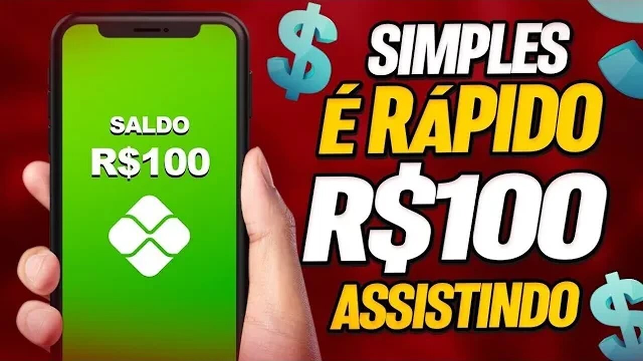 GANHE até R$100,00 POR DIA via PIX ASSISTINDO VIDEOS nesse NOVO APP que GANHA DINHEIRO de VERDADE