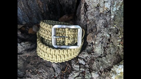 Paracord Belt with Matching Survival Wristband