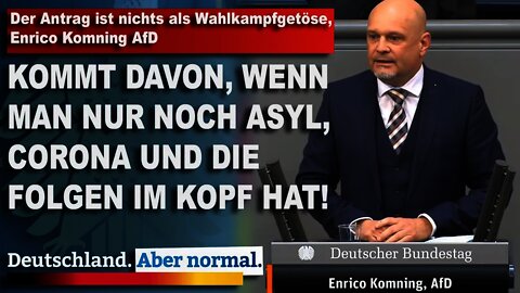 Der Antrag ist nichts als Wahlkampfgetöse, Enrico Komning AfD