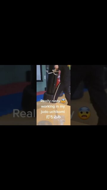 Working my Judo uchikomi 打ち込み Really Rusty 😨