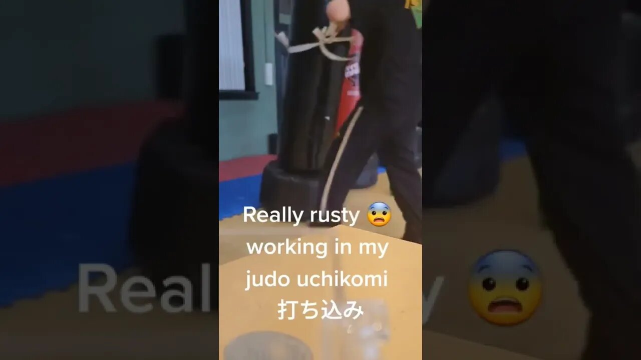 Working my Judo uchikomi 打ち込み Really Rusty 😨