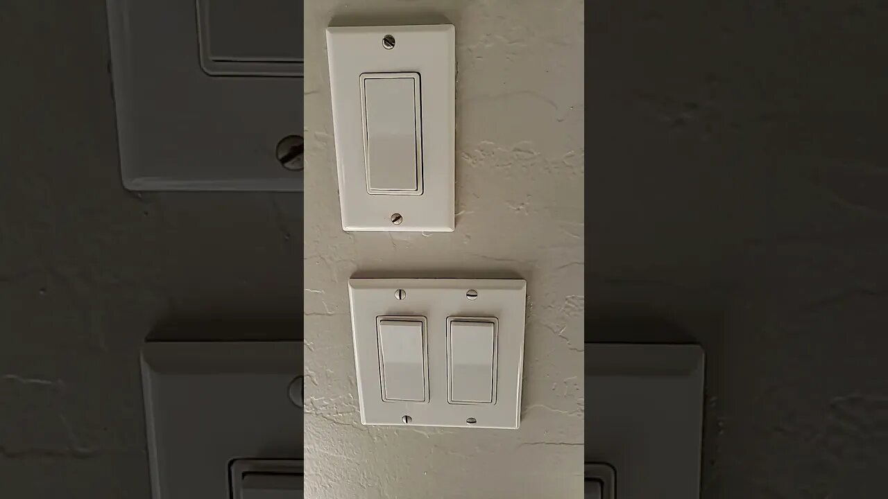The proper direction for a switch plate screw head is what? #shortvideo