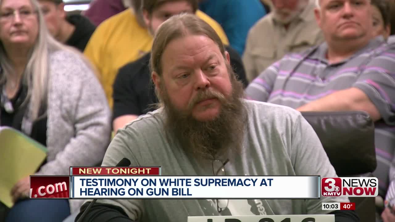 Gun debate white supremicist