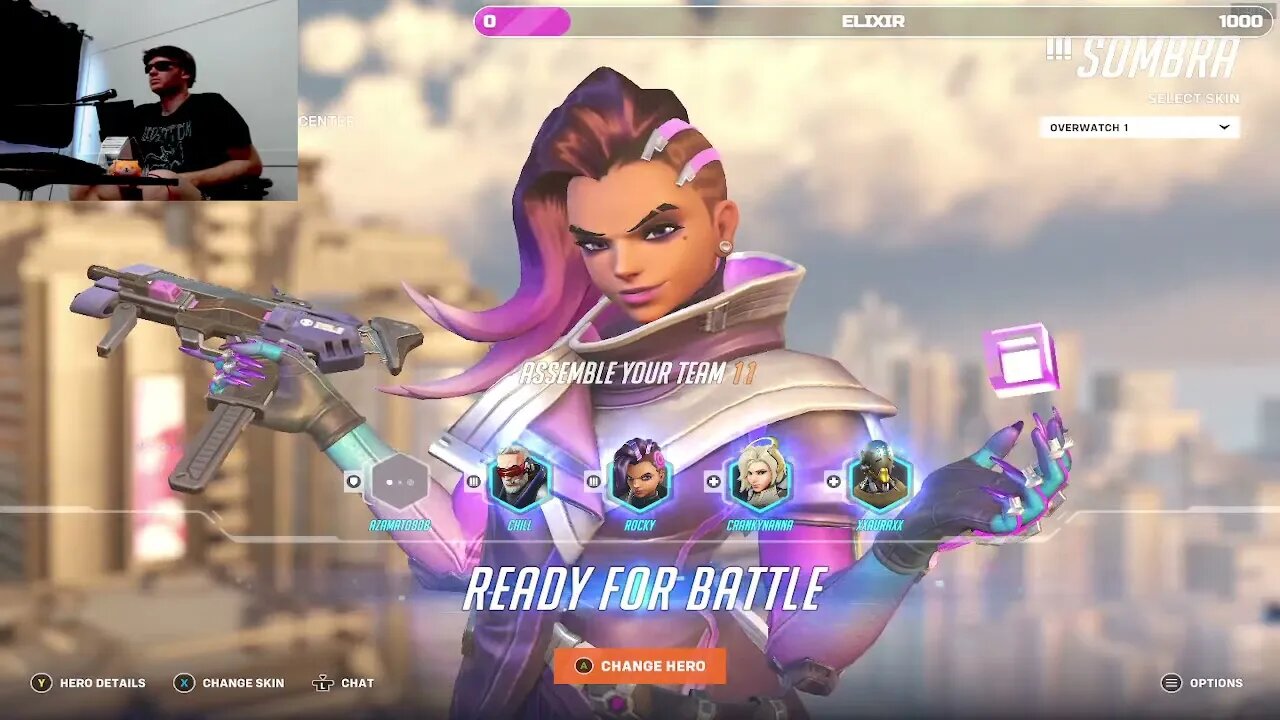 Overwatch Sombra Invisibility Teleport Gameplay Stream