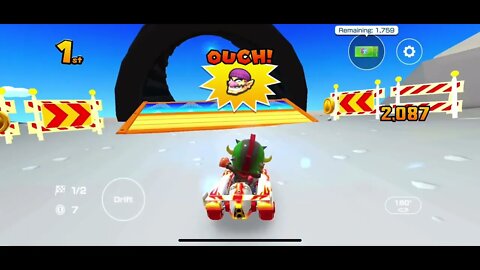 Mario Kart Tour - GCN DK Mountain R Gameplay