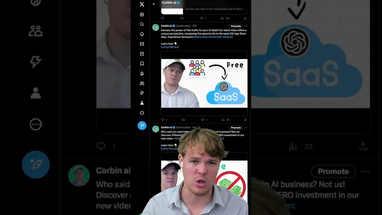 Free Traffic For Your AI SaaS - learn how in this video #entrepreneur