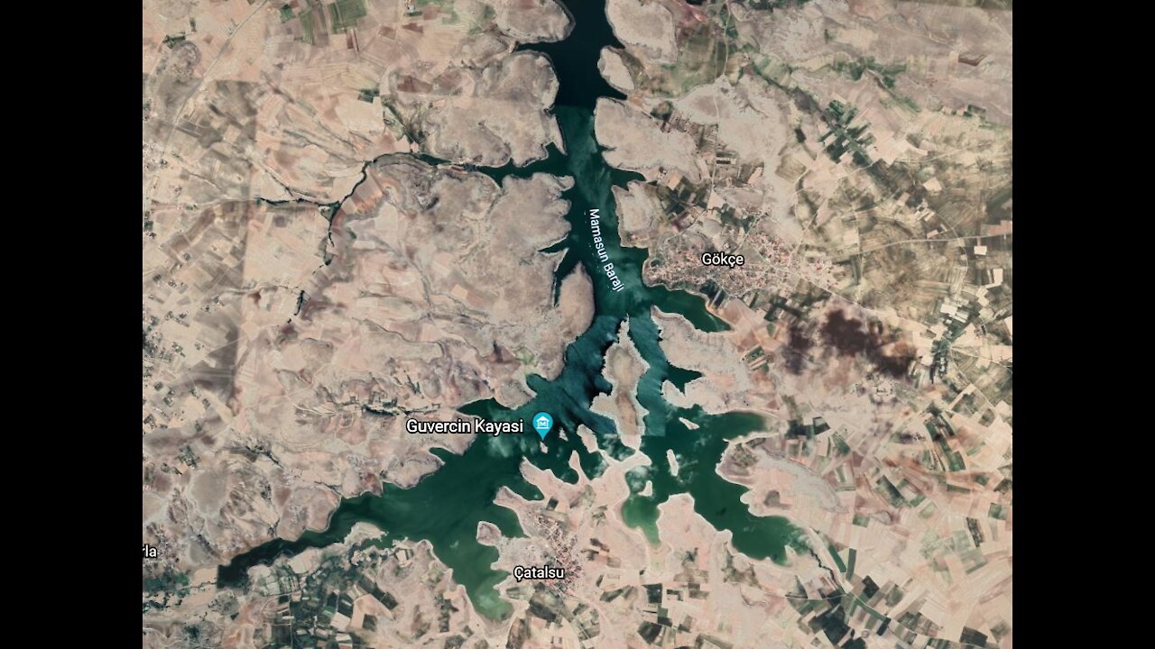 Desert of Fertility, the Lakes and Wetlands of Turkey Flyover