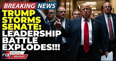 BREAKING: Trump's Capitol Hill Move Just Made The Entire Senate Leadership Lose Their Minds Today.