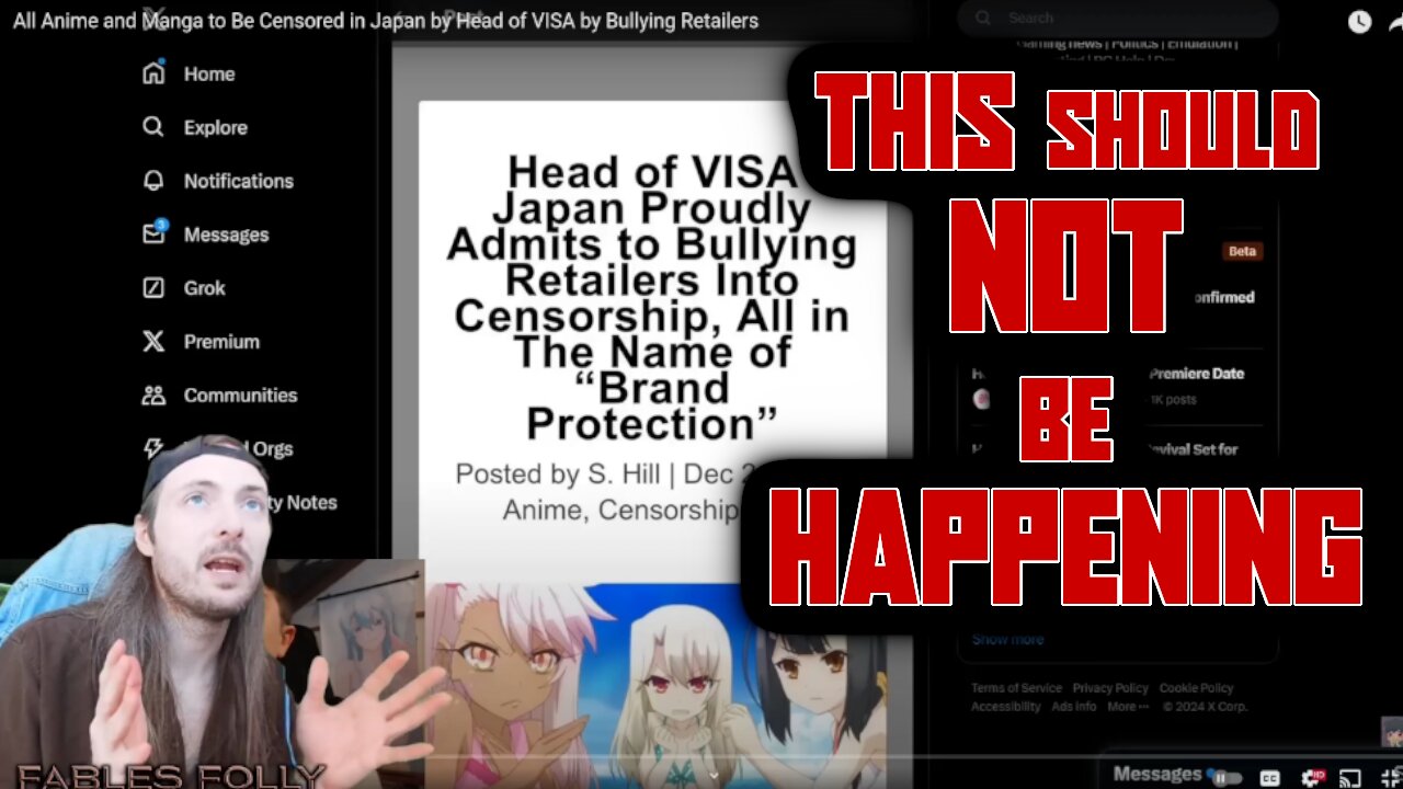 Why Is VISA Trying To Censor Anime In Japan??!